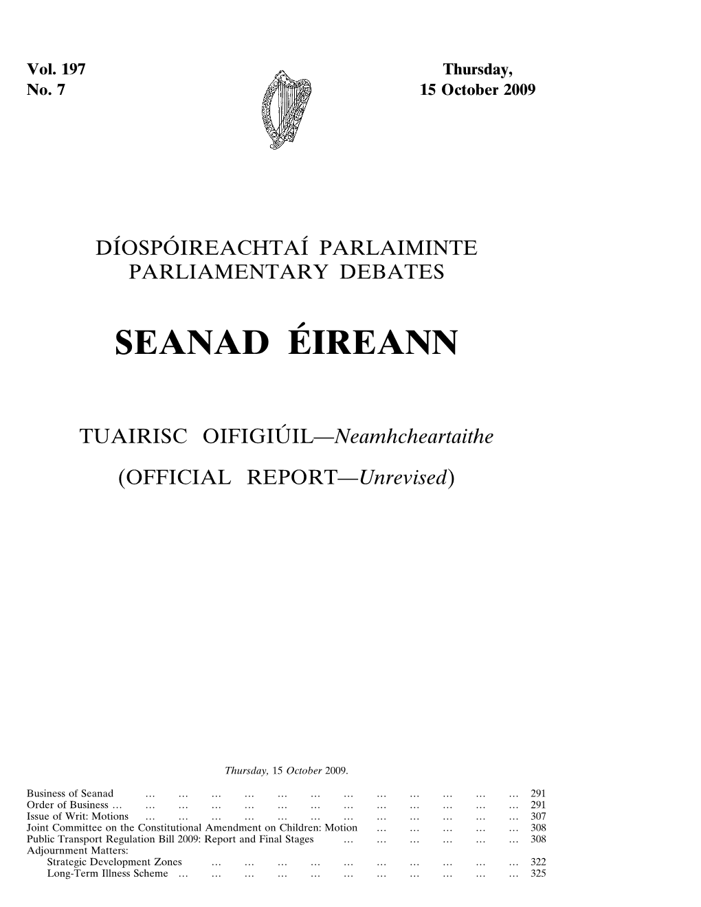 Seanad E´Ireann