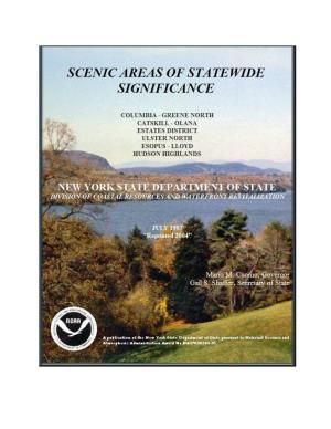 Hudson River Valley Scenic Areas of Statewide Significance