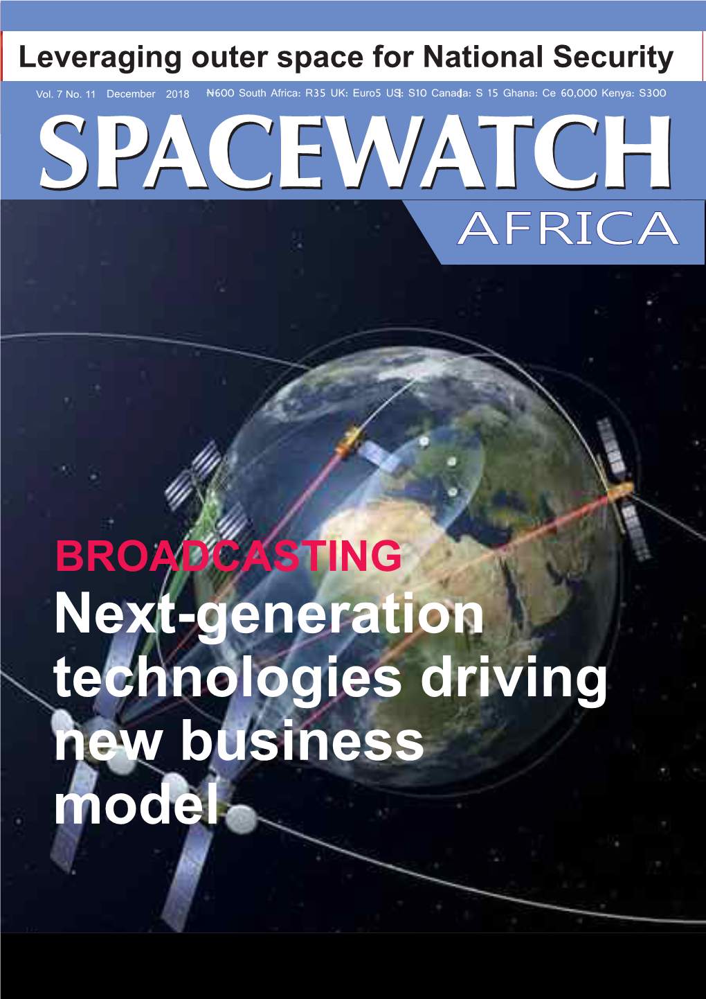 Spacewatchafrica Deceember Edition 2018.Cdr