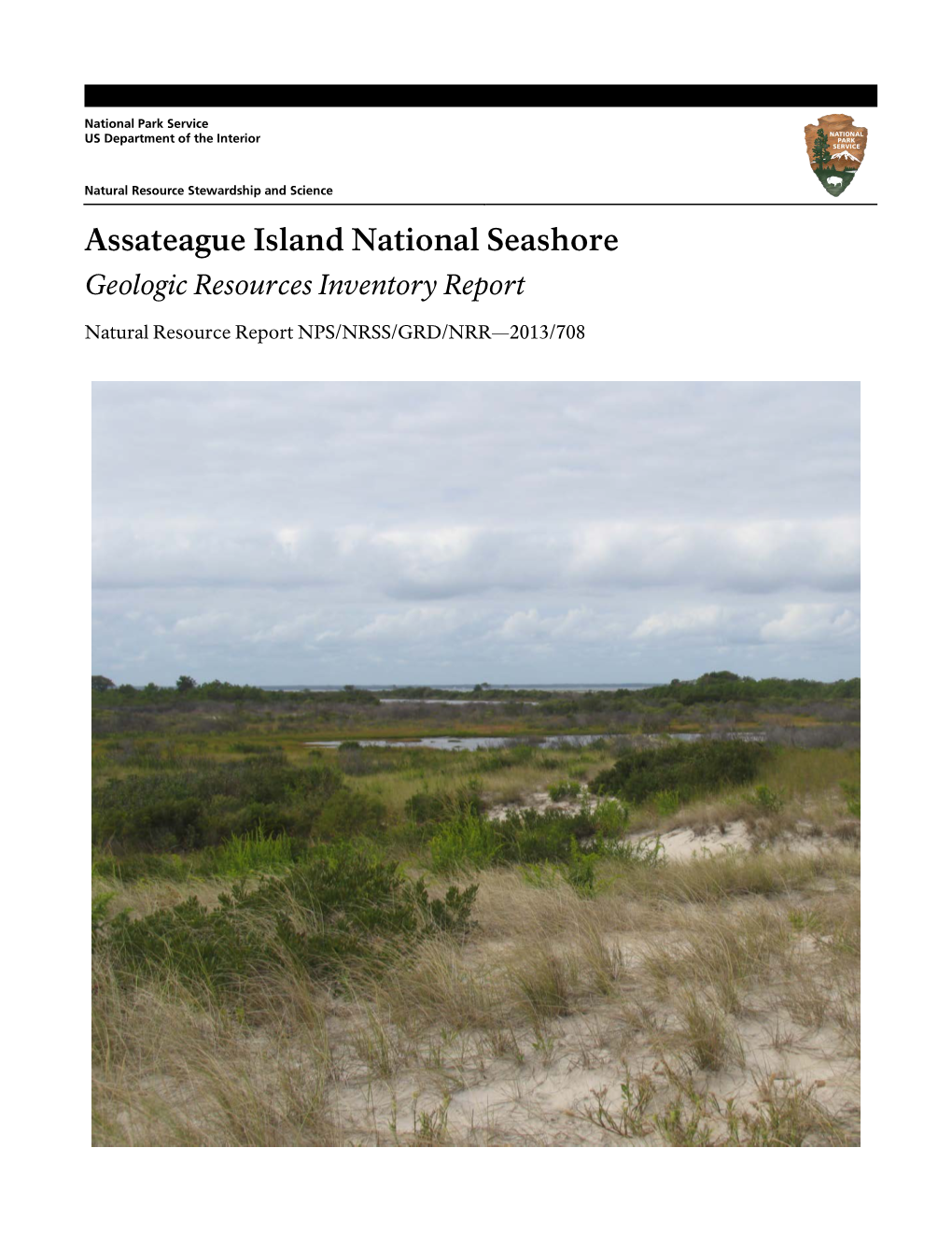 Assateague Island National Seashore Geologic Resources Inventory Report