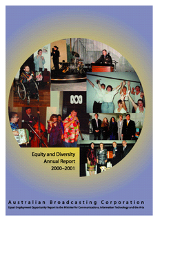 Equity Diversity Annual Report 2000-2001