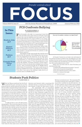 FCS Confronts Bullying Students Push Politics