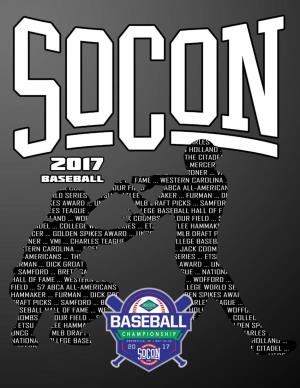 Southern Conference Baseball Championship Presented by Holston Gases May 23-28, 2017 • Fluor Field • Greenville, SC