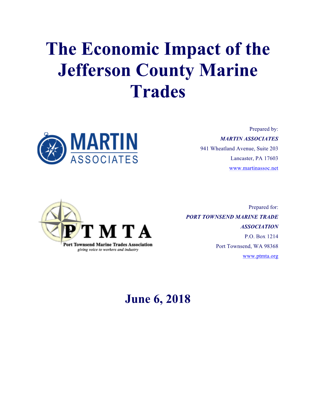 The Economic Impact of the Jefferson County Marine Trades