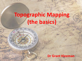 Topographic Mapping (The Basics)