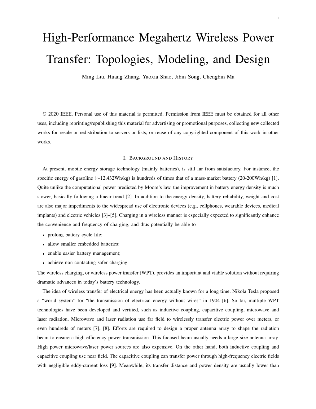 High-Performance Megahertz Wireless Power Transfer: Topologies, Modeling, and Design