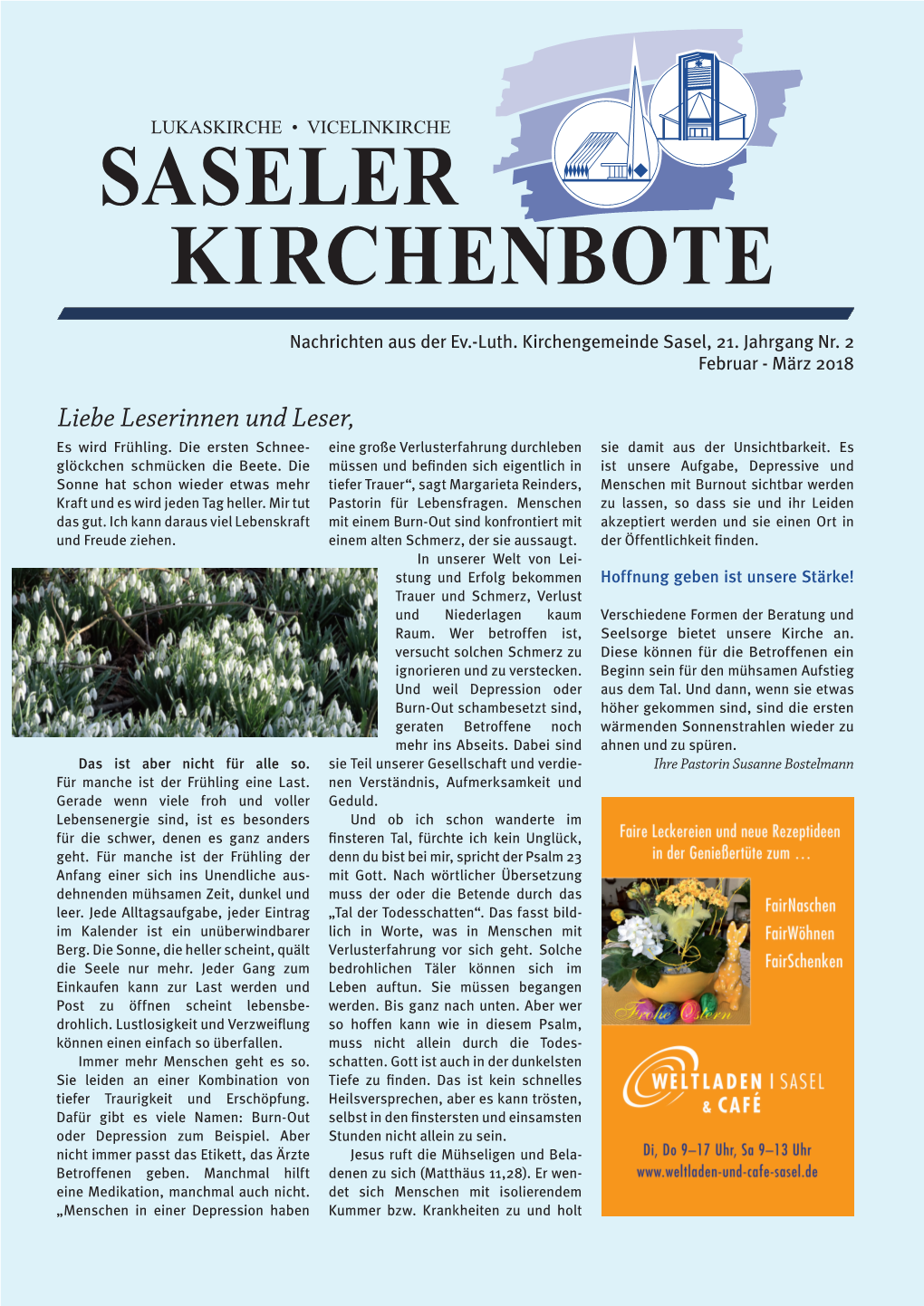 Liebe Leserinnen Und Leser, Es Wird Frühling