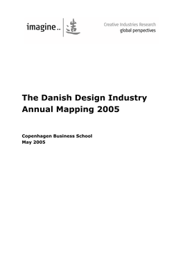 The Danish Design Industry Annual Mapping 2005