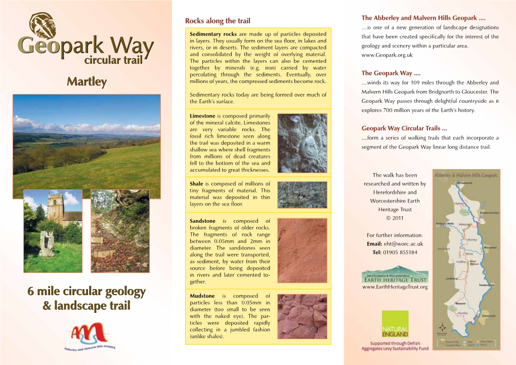Martley 6 Mile Circular Geology & Landscape