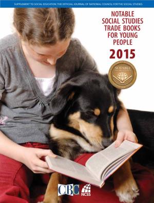 Notable Social Studies Trade Books for Young People 2015