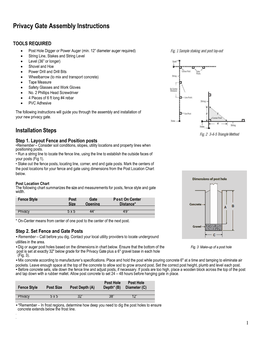 Privacy Gate Assembly Instructions