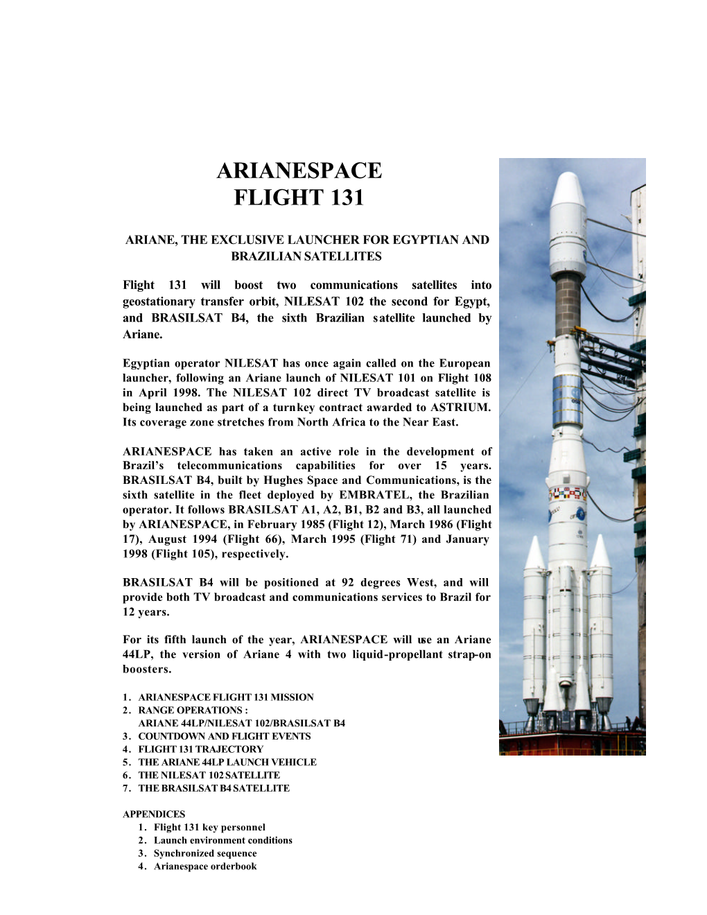 Arianespace Flight 131