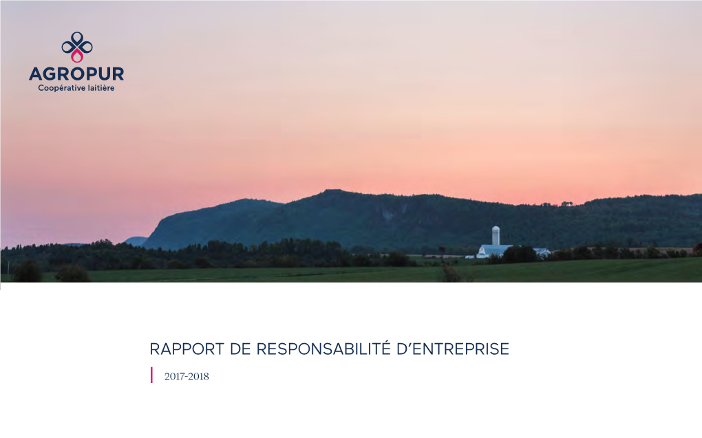 Rapport De Responsabilité D'entreprise