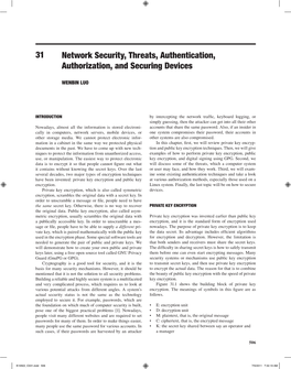 31 Network Security, Threats, Authentication, Authorization, and Securing Devices