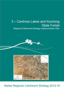 Cardross Lakes and Koorlong State Forest Regional Catchment Strategy Implementation Plan