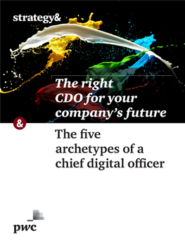 The Five Archetypes of a Chief Digital Officer the Right CDO for Your