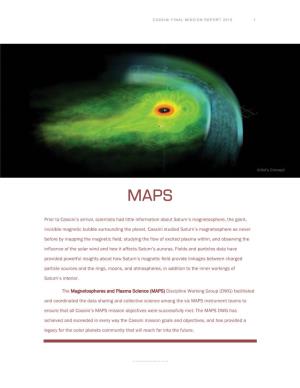 Magnetospheric Science Sections in Cassini Mission Final Report