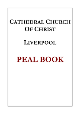 Cathedral Peal Book 1965-2017