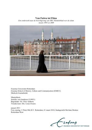 Van Fatwa Tot Fitna Een Onderzoek Naar De Berichtgeving Van NRC Handelsblad Over De Islam Tussen 1995 En 2009