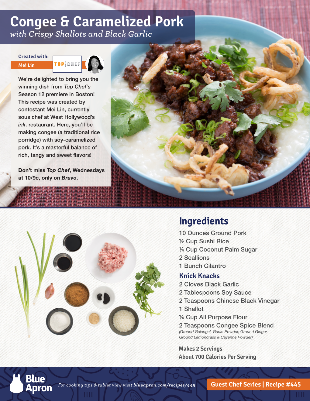 Congee & Caramelized Pork