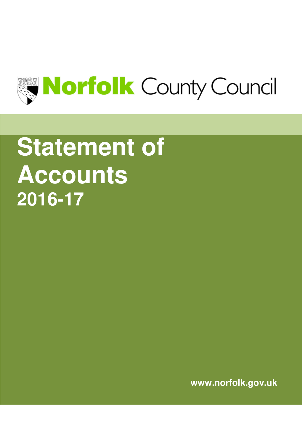 Statement of Accounts 2016-17