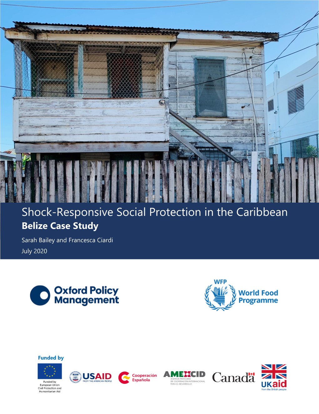 Shock-Responsive Social Protection in the Caribbean | Belize Case Study