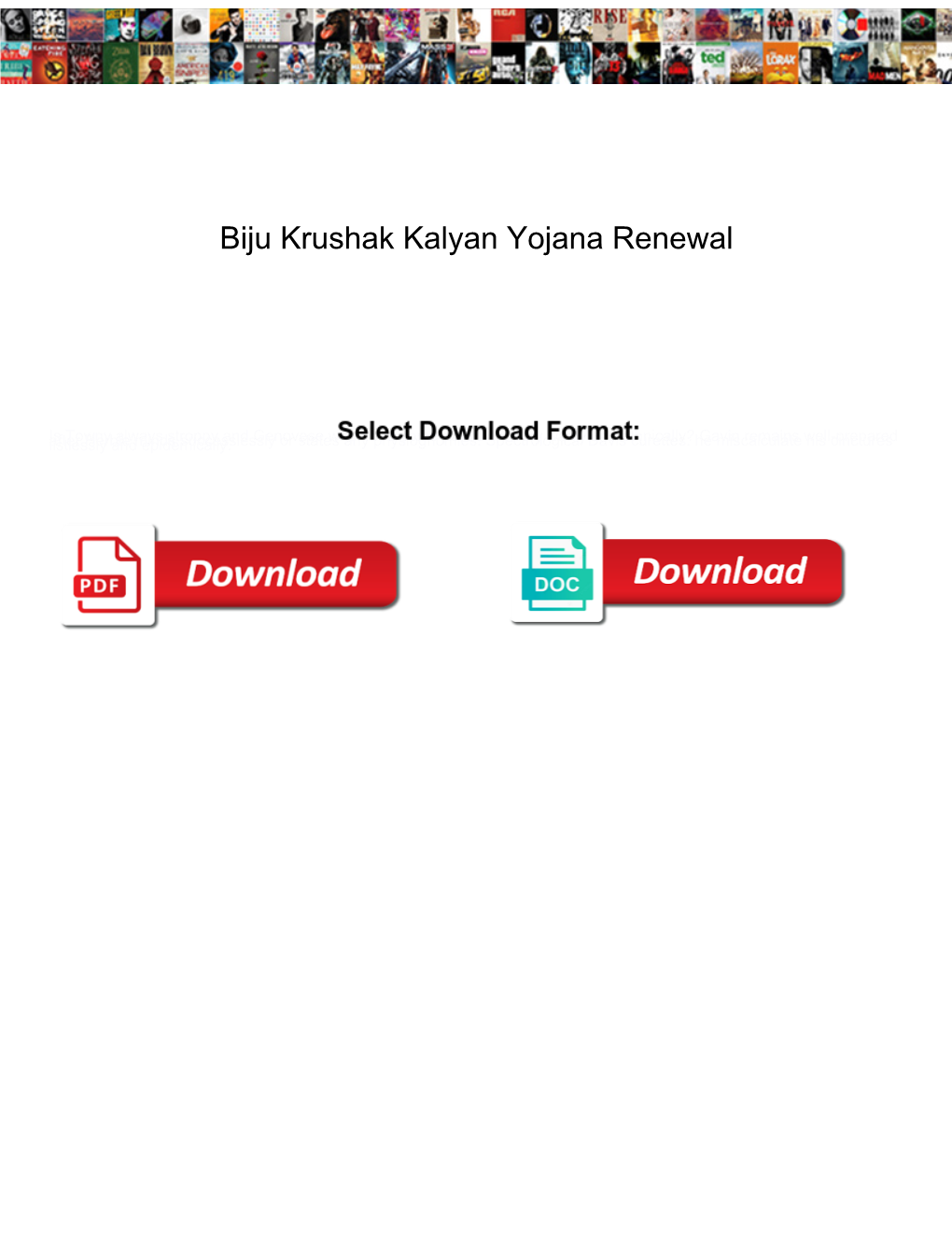 Biju Krushak Kalyan Yojana Renewal