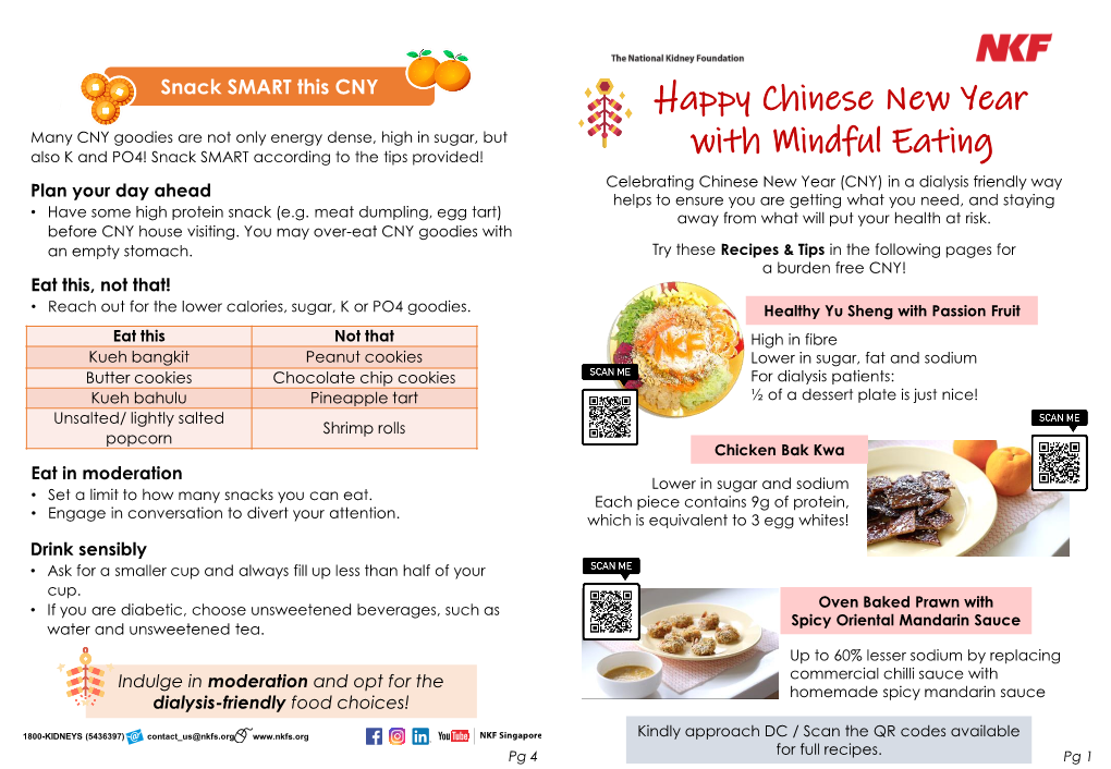 Happy Chinese New Year with Mindful Eating