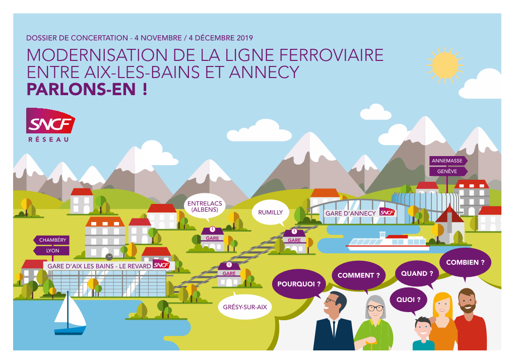 Modernisation De La Ligne Ferroviaire Entre Aix-Les-Bains Et Annecy Parlons-En !