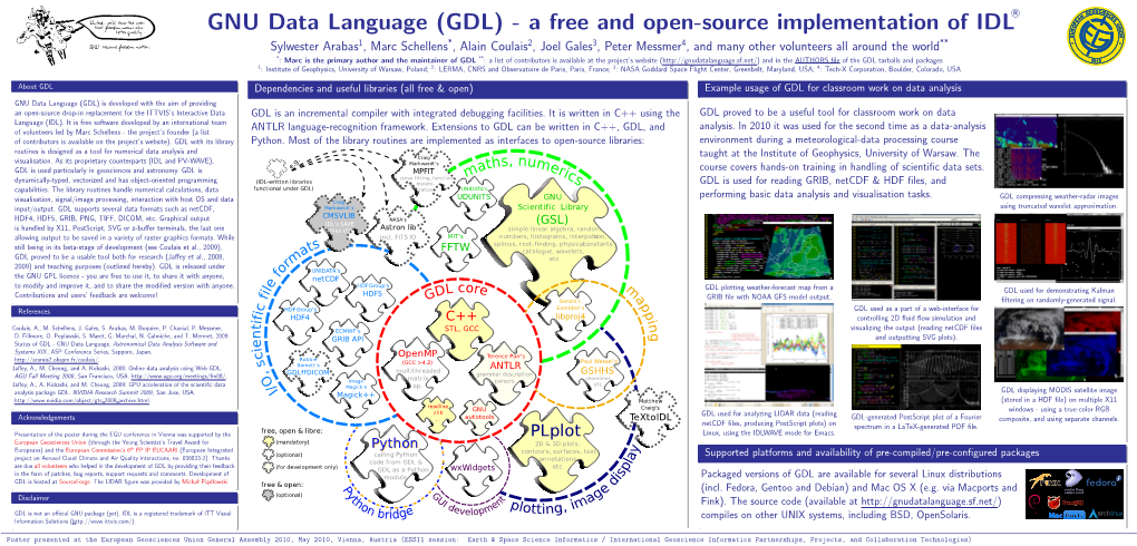 GNU Data Language (GDL)