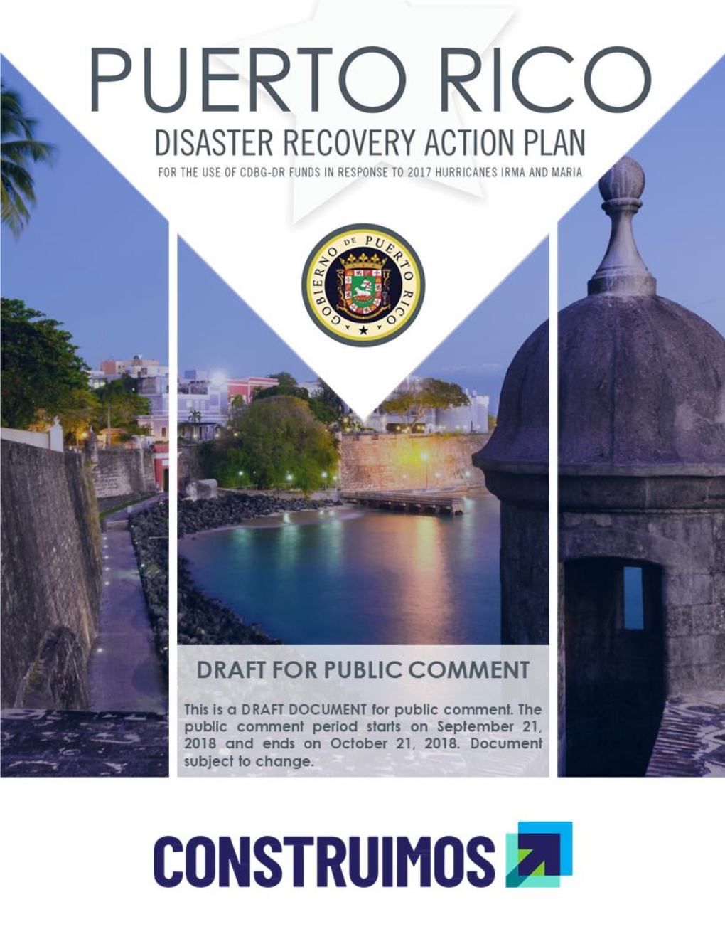 Puerto Rico Disaster Recovery Action Plan