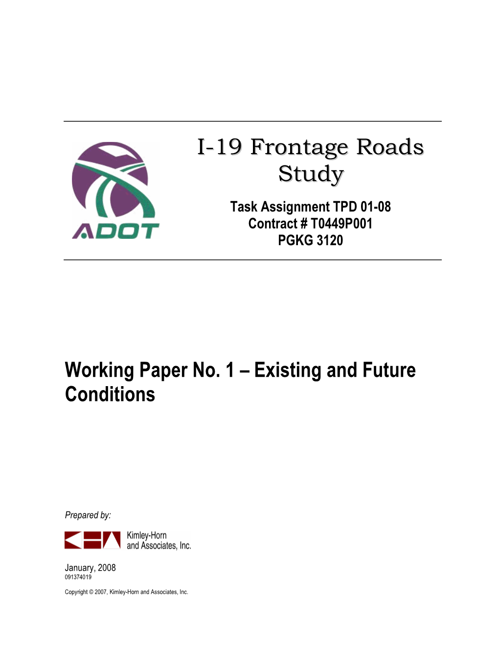 I-19 Frontage Roads Study Area 94 Appendix C Cultural Resources Database Search Results