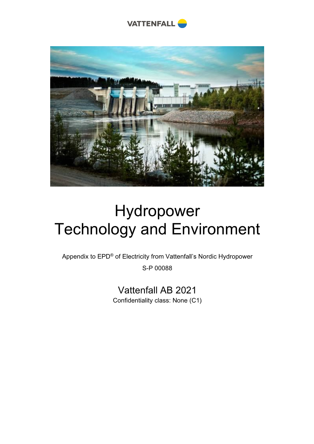 Hydropower Technology and Environment