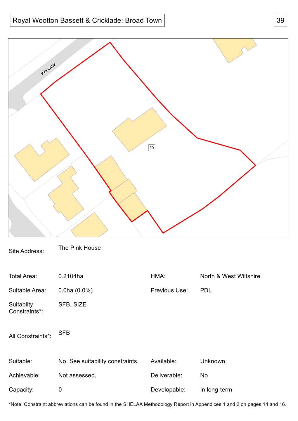 Royal Wootton Bassett & Cricklade: Broad Town 39