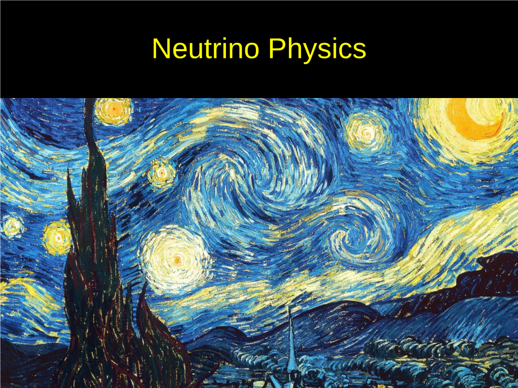 Neutrino Physics