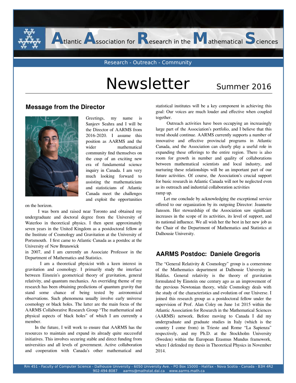 Newsletter Summer 2016