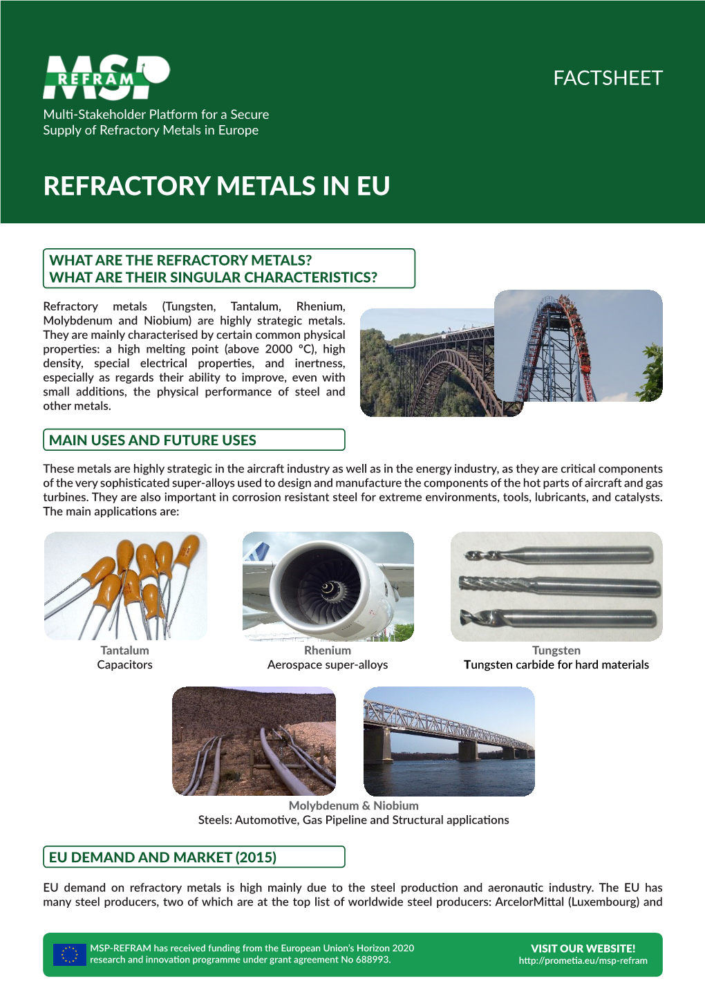 Factsheet – Refractory Metals in EU