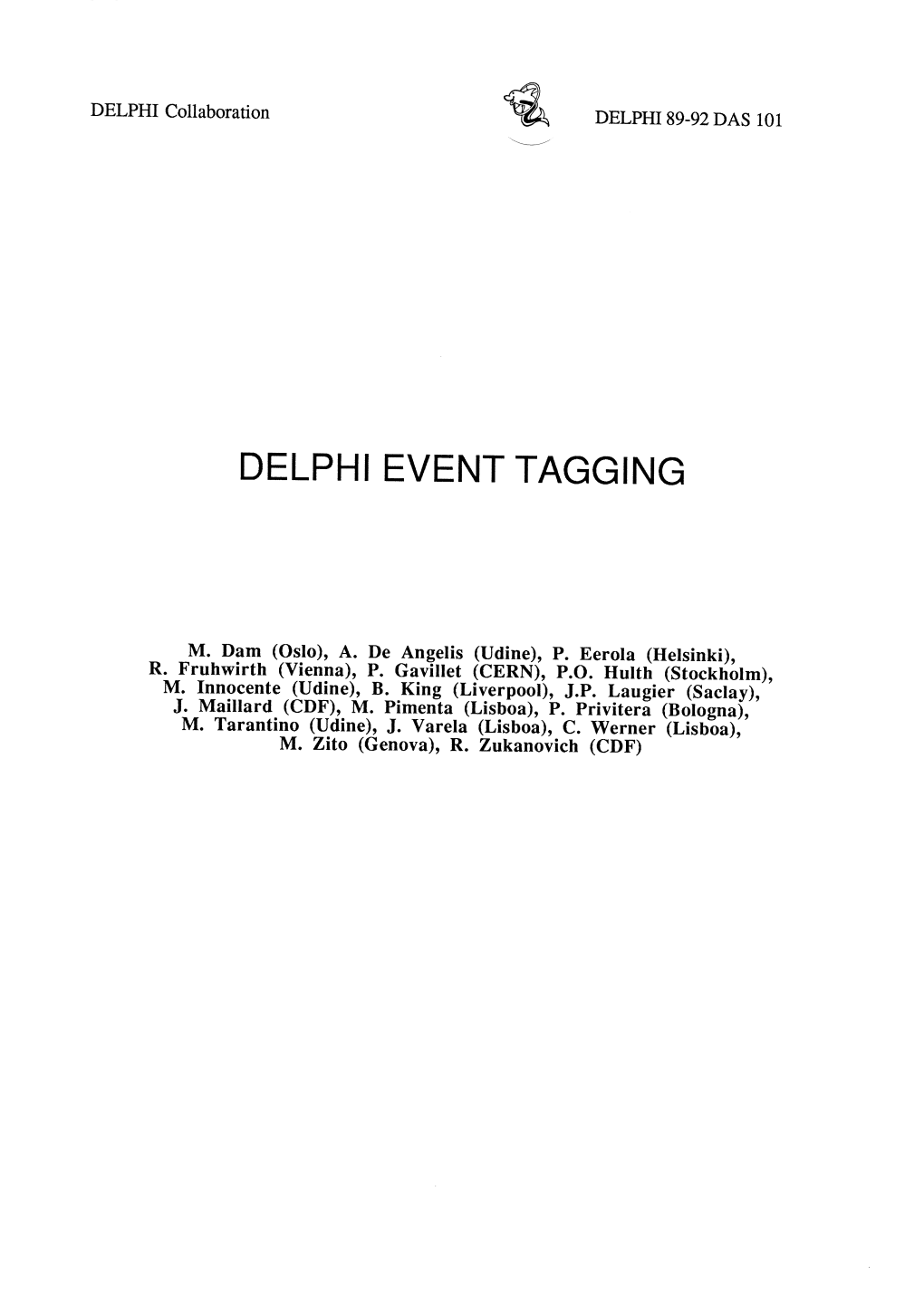 Delphi Event Tagging