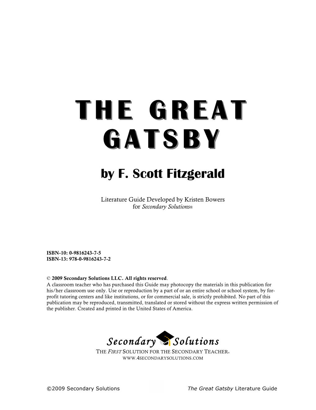 The Great the Great Gatsby