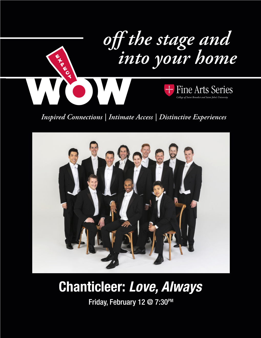 Chanticleer: Love, Always Friday, February 12 @ 7:30PM CHANTICLEER Love, Always