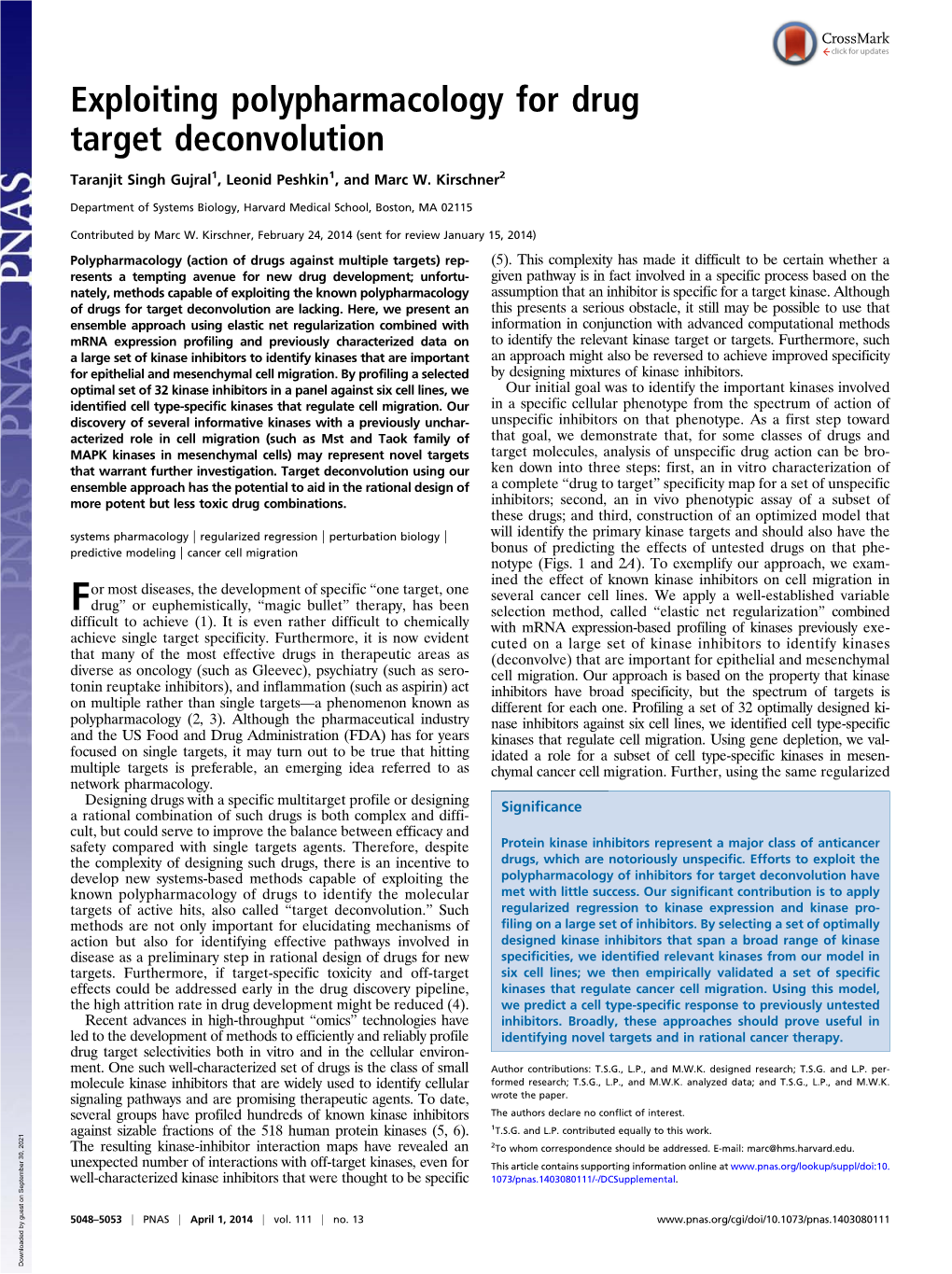 Exploiting Polypharmacology for Drug Target Deconvolution