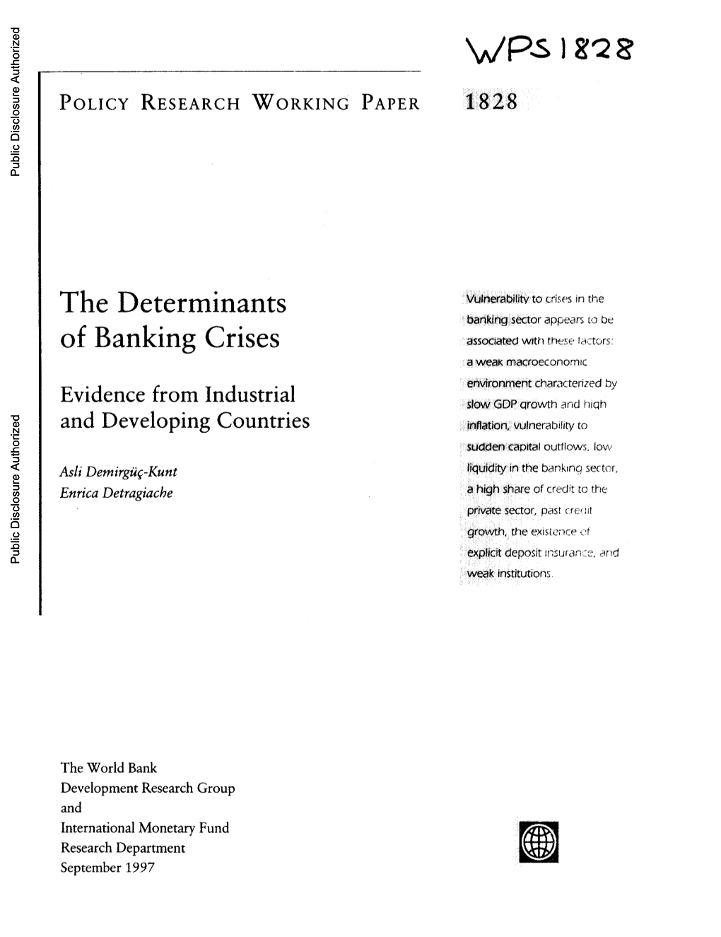 World Bank Document