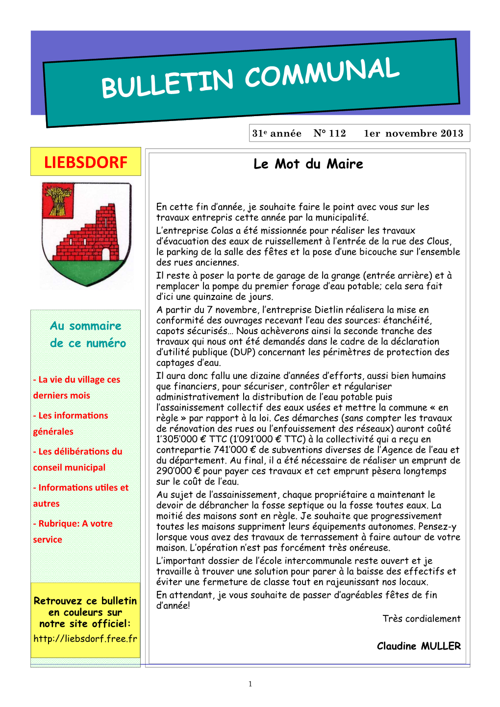 Bulletin Communal Octobre 2013-Version 2