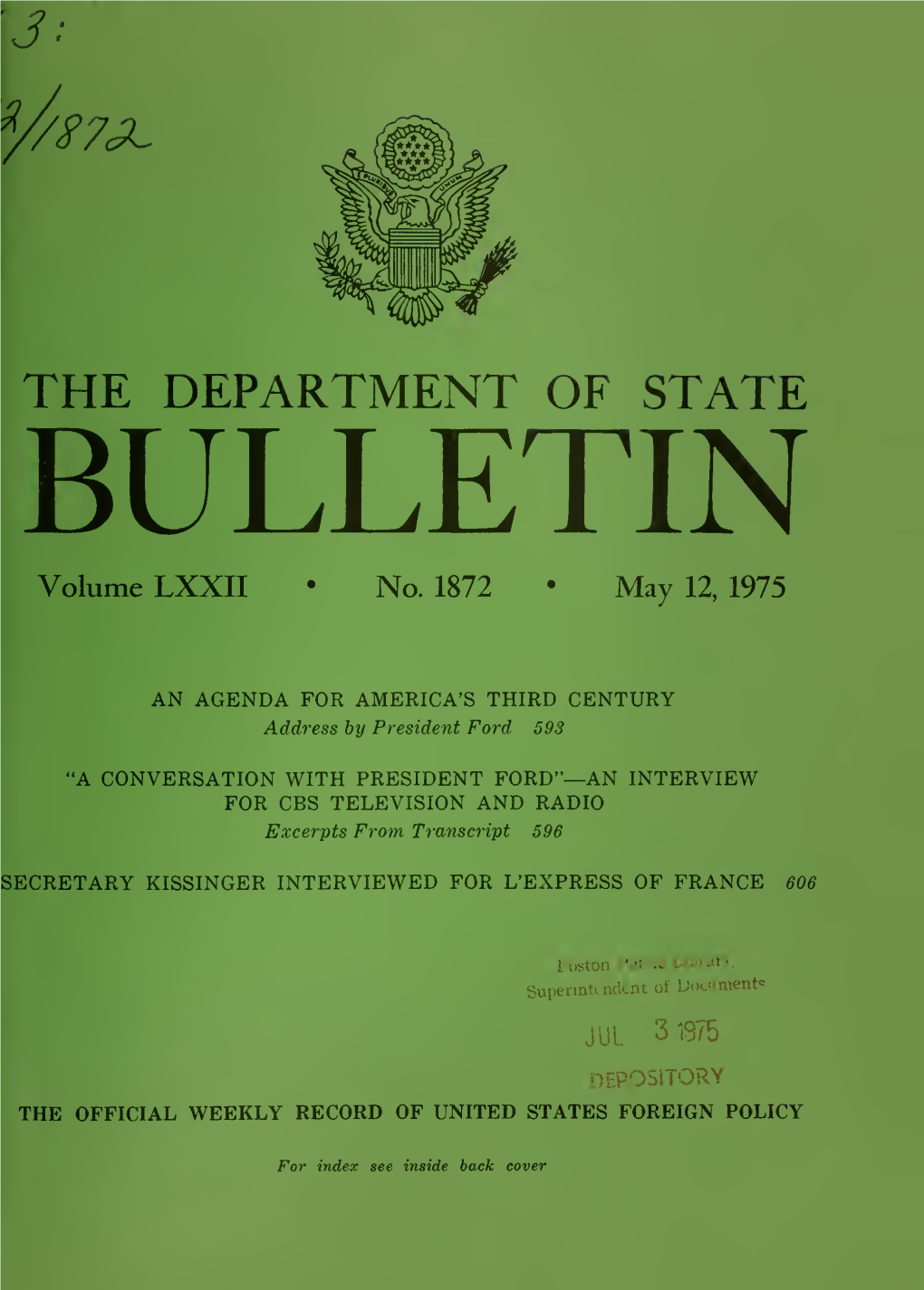 Department of State Bulletin