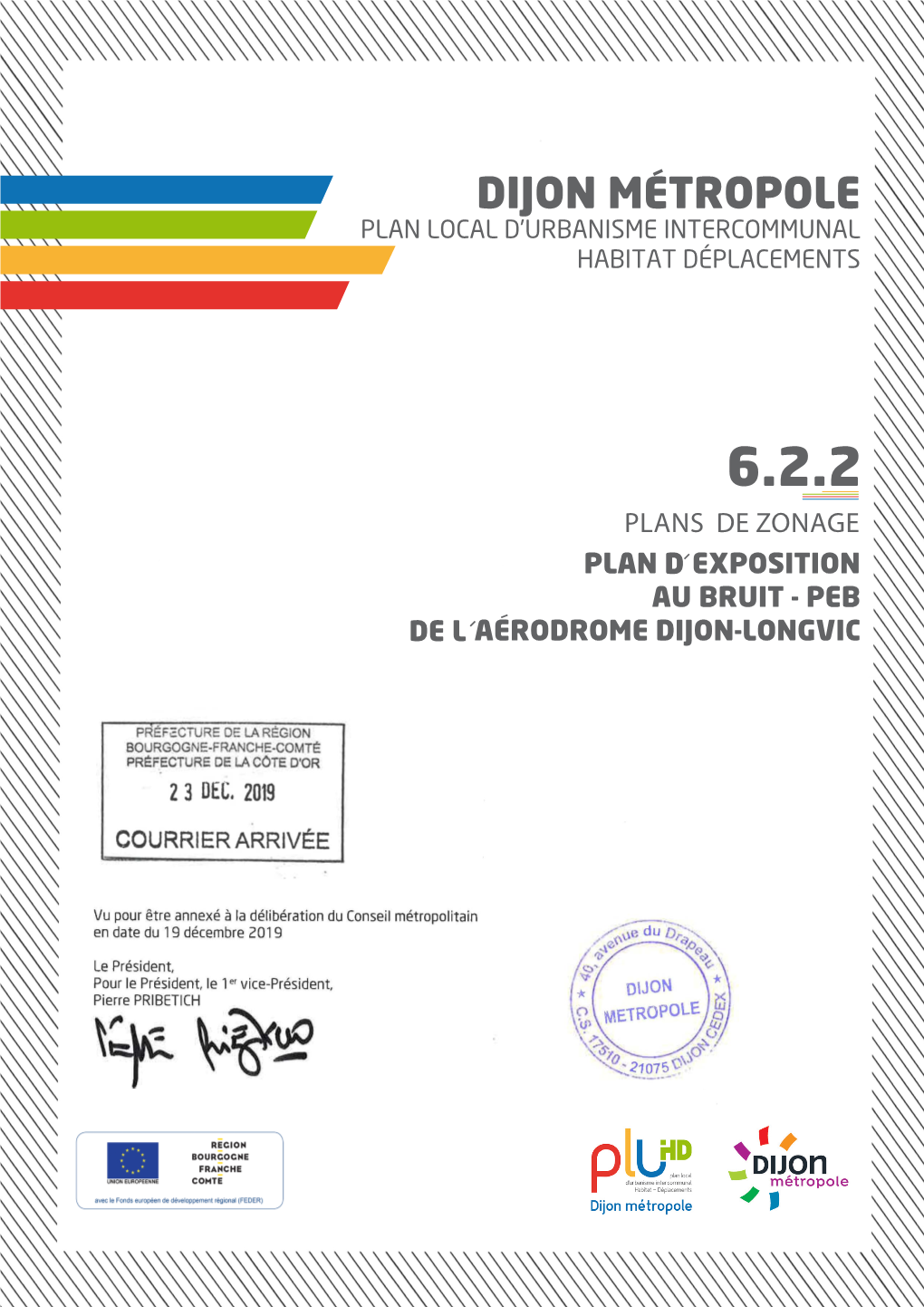 De L'aérodrome Dijon-Longvic ± 0 1 2 Km