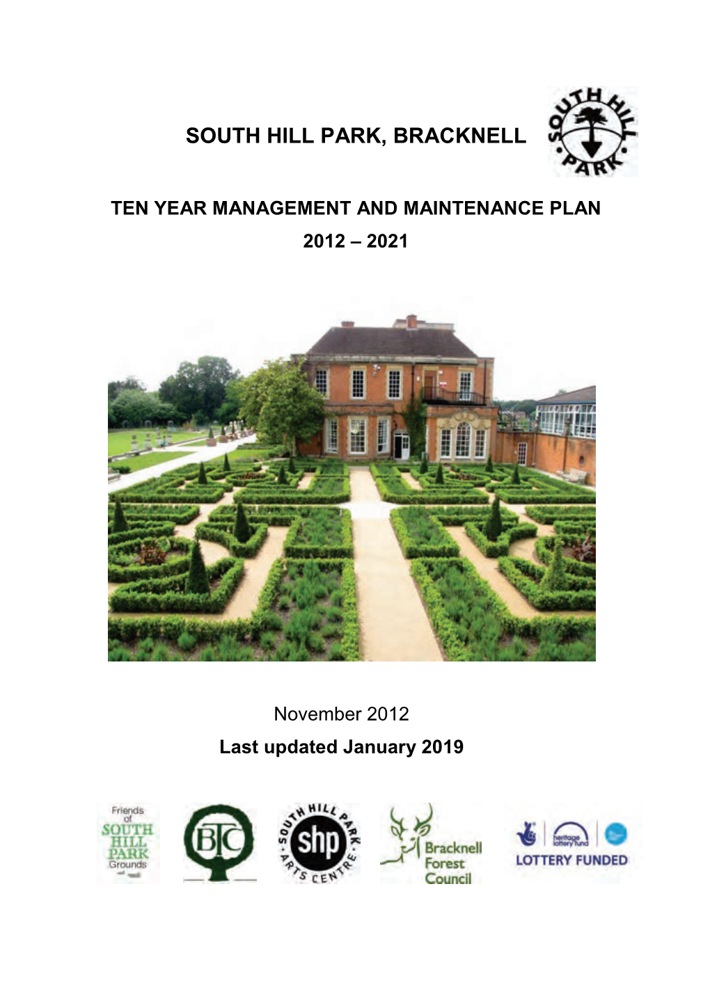 South Hill Park Management and Maintenance Plan
