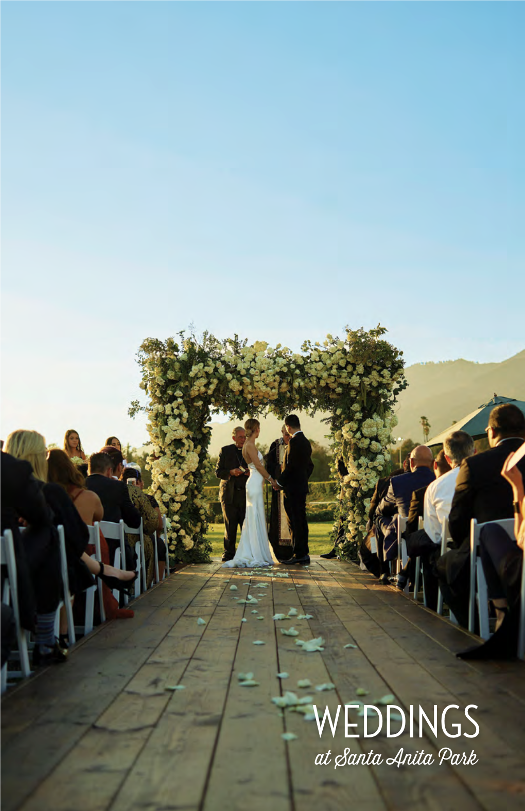 WEDDINGS at Santa Anita Park Congratulations Thank You for Considering Santa Anita Park for Your Wedding Venue