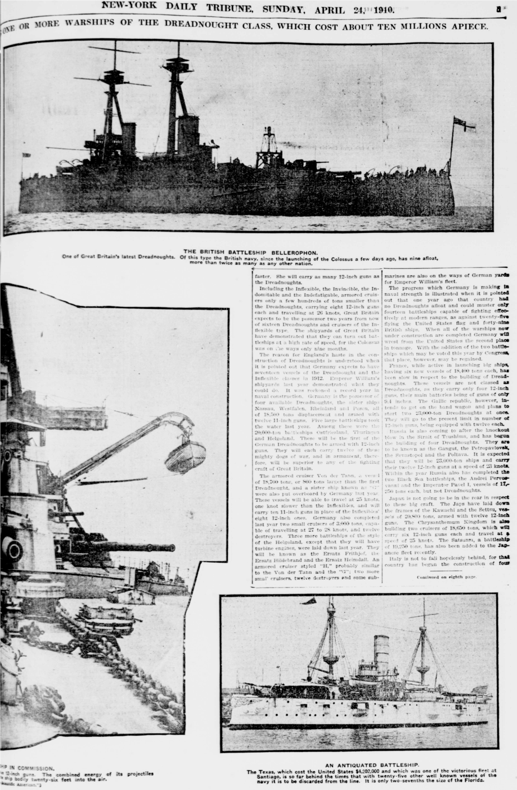 Texas, Which the Un.Ted States $4.:02.000 and Which Was One of the Victorious Fv-T at ,R