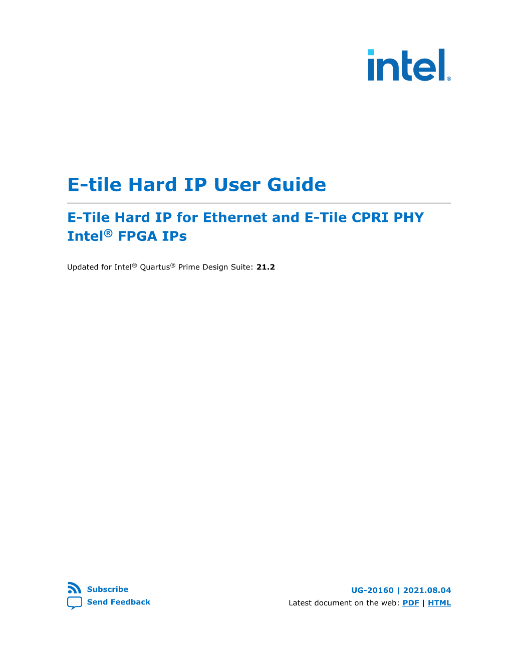 E-Tile Hard IP User Guide