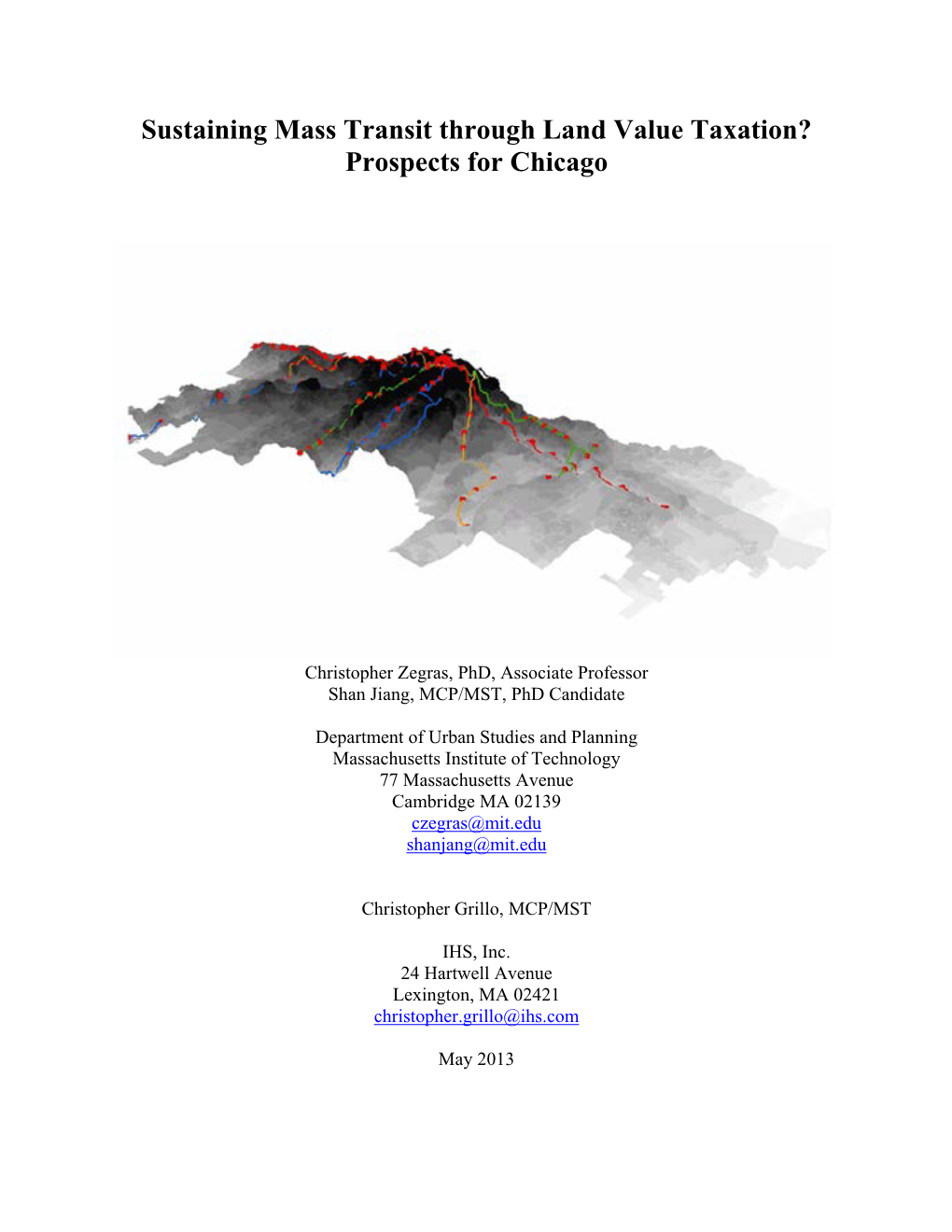 Sustaining Mass Transit Through Land Value Taxation? Prospects for Chicago